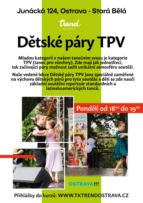 Dětské páry TPV (2025/26)
